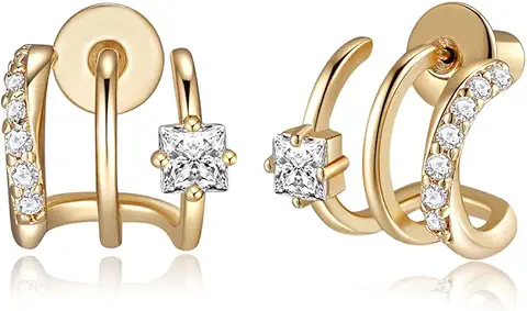 14k Gold Plated Triple