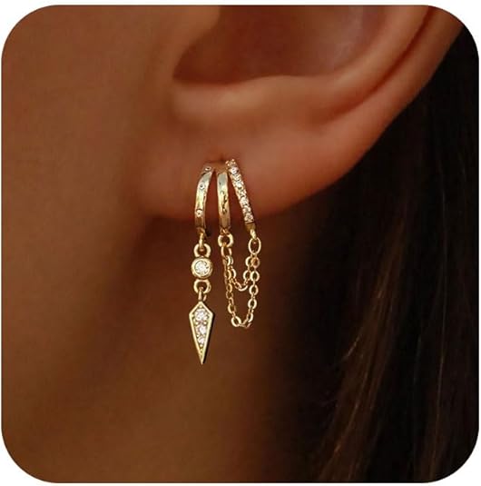 14k Gold Plated Triple