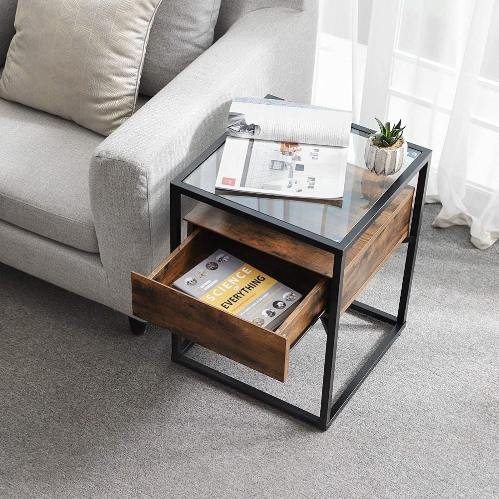 Rustic Bedside Table